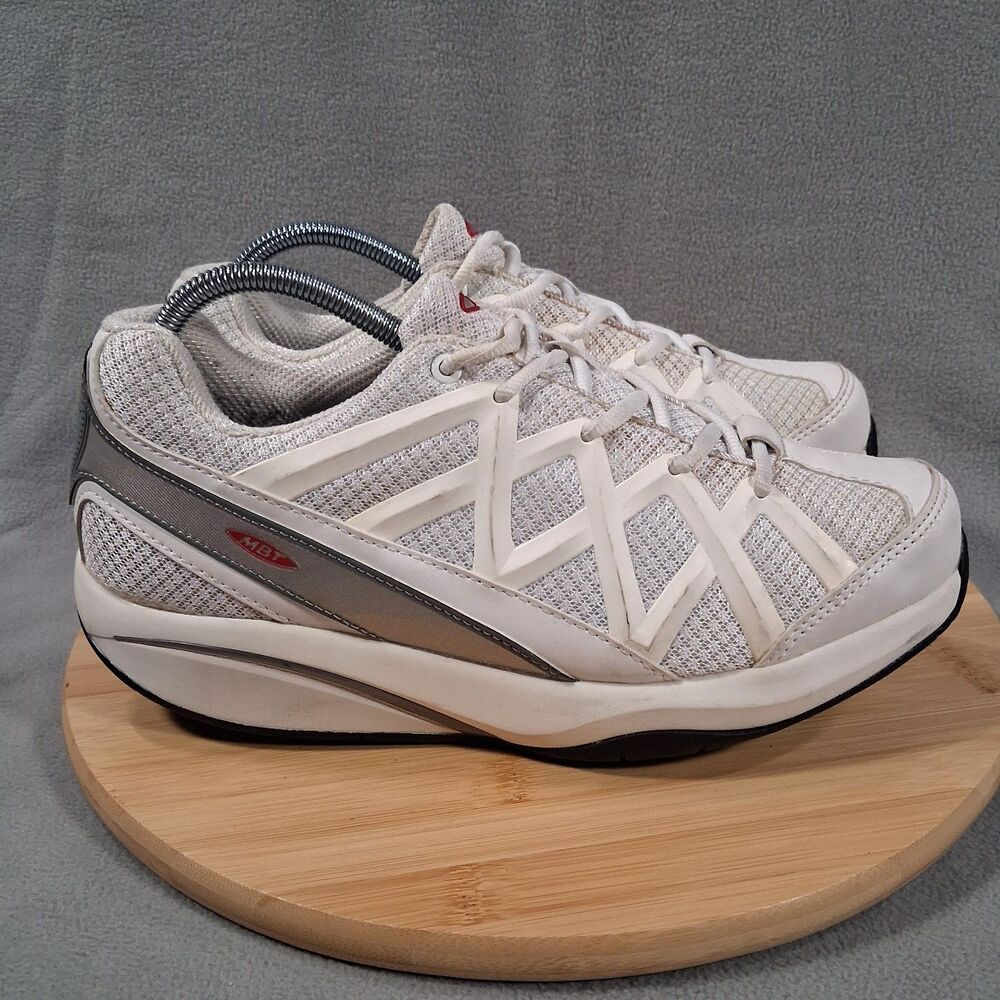 MBT Sport 3 Womens Size 10 - 10.5 Rocker Sole Walking Shoes Sneakers White